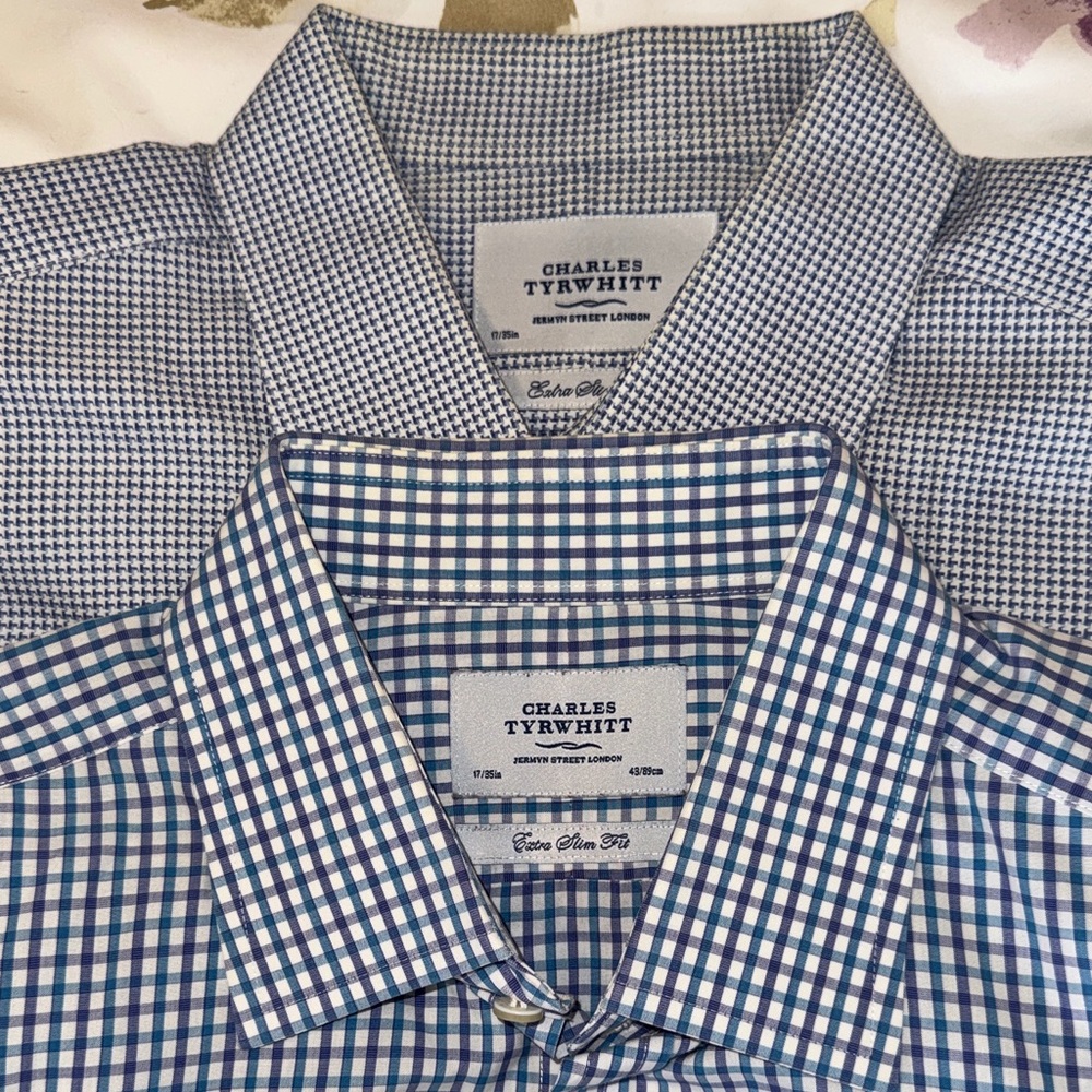 Charles Tyrwhitt Checkered Men's Shirt Bundle